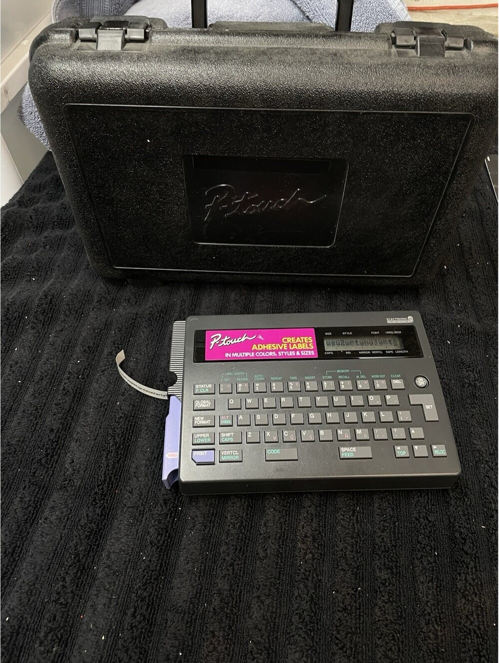 Brother P-Touch PT-20 Electronic Label Printer TESTED-WORKING